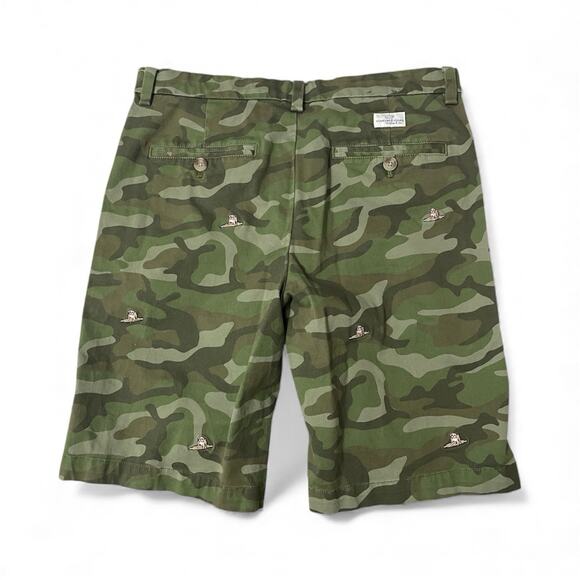 Vineyard Vines Camo Breaker Shorts Boys Size 18 Embroidered Dog Surfboard Preppy - Picture 2 of 9